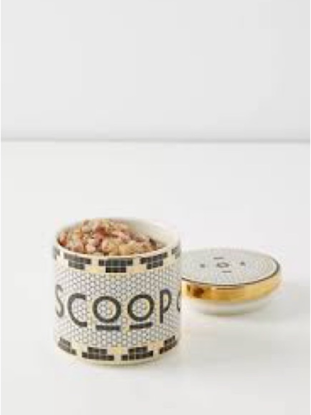 Anthropologie Bistro Scoop du Jour Canister Retired